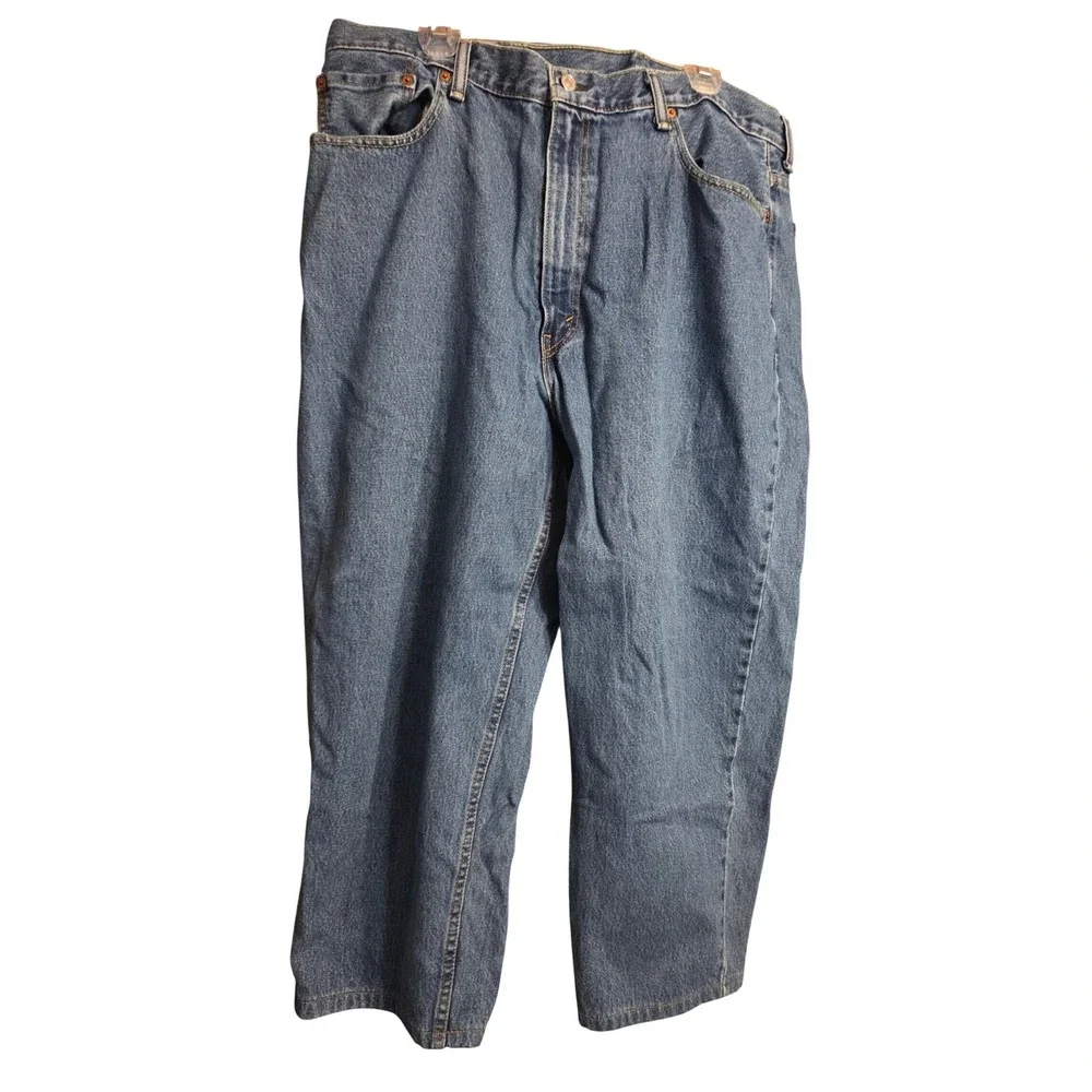 Levi's 560 Comfort Fit Jeans Mens 42x30 Blue Medium Wash Baggy Relaxed